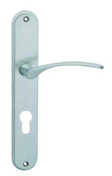 Kliky se štíty ALEXIS 90 mm na vložku matný chrom OCS (C200926) Kliky se štíty ALEXIS 90 mm na vložku matný chrom OCS (C200926) - Kliky, okenní a dveřní kování, panty Kování dveřní Kování dveřní mezip. chrom, nikl